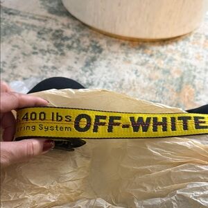 Off-White Bold Yellow Belt